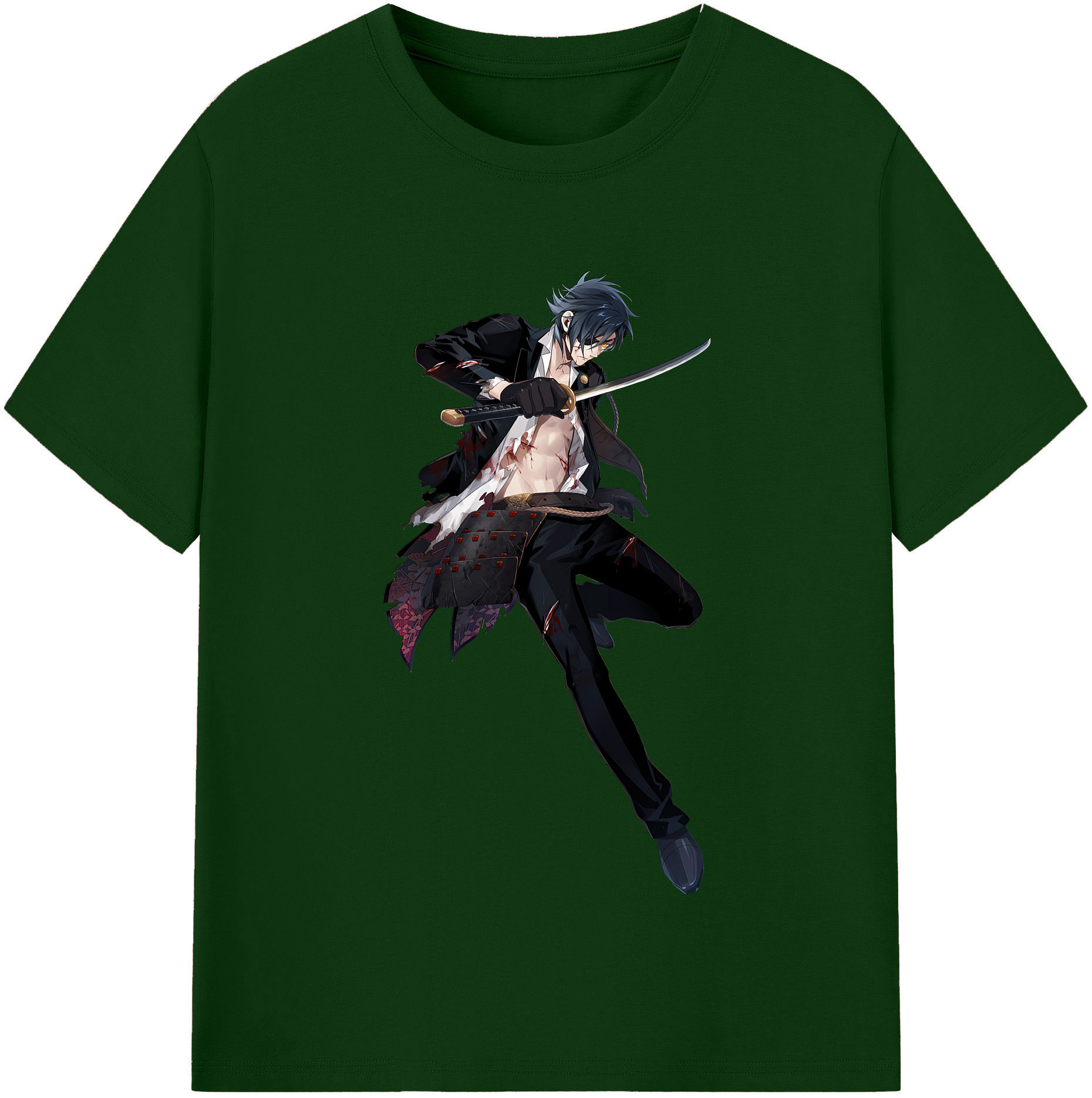 （画像用） 刀剣乱舞 Touken Ranbu 綿100％半袖Tシャツ（フロントプリント）